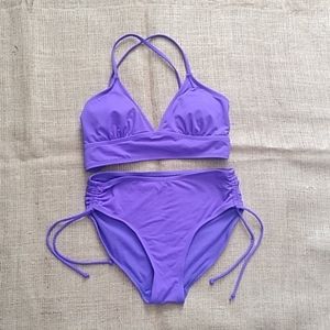 Athleta XS blue bikinis